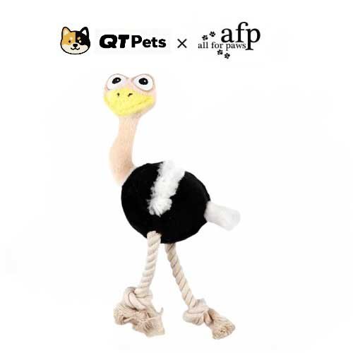 AFP Plush Ostrich Rope Dog Toy