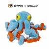 QMonster Plush Big Octopus Squeaker Dog Toy