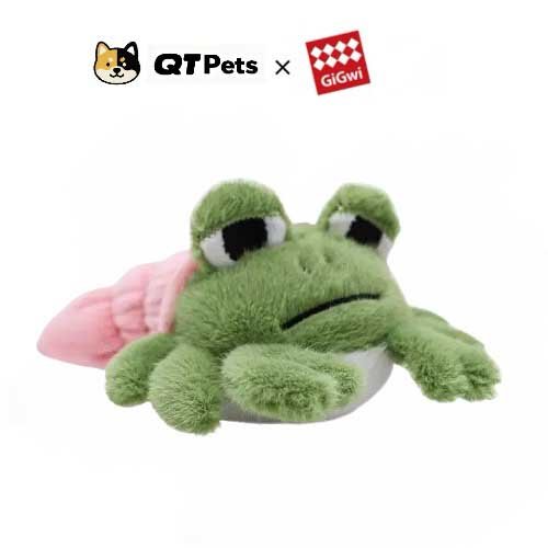 GiGwi Plush Colorful Hermit Crab Squeaker Dog Toy