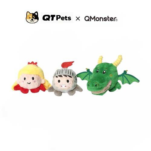 QMonster Plush Fairy Tale Squeaker Dog Toy QMonster Plush Fairy Tale Squeaker Dog Toy