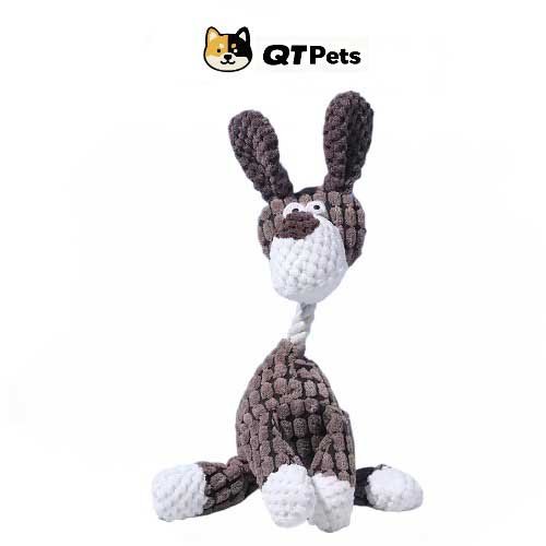 QT Pets Plush Dog Squeaker Dog Toy QT Pets Plush Sitting Dog Squeaker Dog Toy