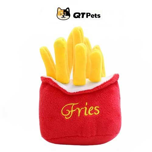 QT Pets Plush Fries Squeaker Dog Toy QT Pets Plush Fries Squeaker Dog Toy