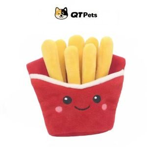 QT Pets Plush Fries Squeaker Puzzle Dog Toy QT Pets Plush Fries Squeaker Puzzle Dog Toy