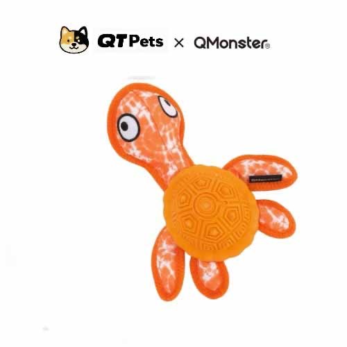 QMonster Rubber Turtle Puzzle Dog Toy