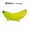 55227F65-EDB4-4F5F-9BB7-1B91693877A3 QMonster Banana Dog Squeaker Dog Toy