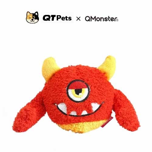 60714EA1-54FF-4D35-82FF-2D133F44F765 QMonster Plush Baby Q Squeaker Dog Toy