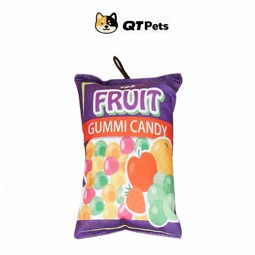 QT Pets Chips Crinkle Squeaker Dog Toy
