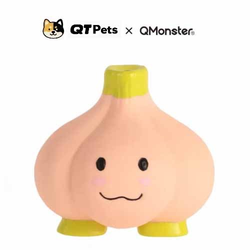 QMonster Scallion Ginger Garlic Family Squeaker Dog Toys