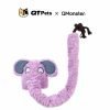 83D62C7D-8CFB-4653-B39B-41FBD72B9AE1 QMonster Plush Long-Nosed Elephant Puzzle rope Dog Toy