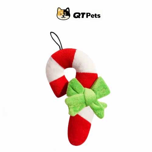 91711C65-1EC8-42F2-AB0F-6DDA15485DB0 QT Pets Plush Christmas Series Squeaker Dog Toy
