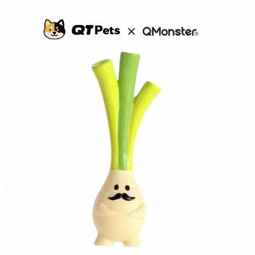 QMonster Scallion Ginger Garlic Family Squeaker Dog Toys