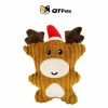 AB6FF349-21EA-40FC-9D00-28160BE1DDB9 QT Pets Plush Christmas Series Squeaker Dog Toy