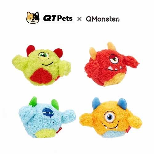 AFE78DC6-BCDB-4A97-A2B0-147CFBD4EF30 QMonster Plush Baby Q Squeaker Dog Toy