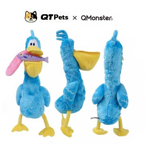 QMonster Pelican Squeaker Puzzle Dog Toy QMonster Pelican Squeaker Puzzle Dog Toy