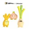 QMonster Scallion Ginger Garlic Family Squeaker Dog Toys