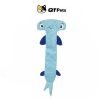 QT Pets Blue Hammerhead Shark Crinkle Dog Toy QT Pets Hammerhead Shark Crinkle Dog Toy