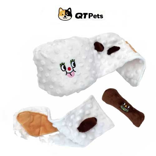 QT Pets Toilet Paper Squeaker Puzzle Dog Toy QT Pets Toilet Paper Squeaker Puzzle Dog Toy